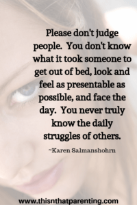 Parents: Stop Judging Each Other and Unite